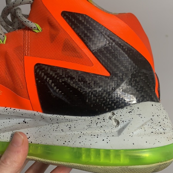 Nike Lebron PS Elite Bright Crimson Size 12 - Picture 6 of 16